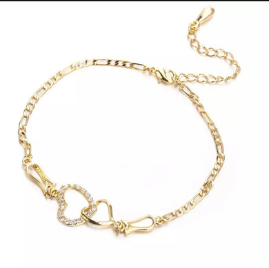 Dainty Heart Anklet