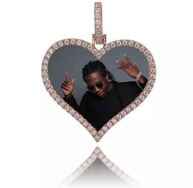 iHeart Photo Pendant